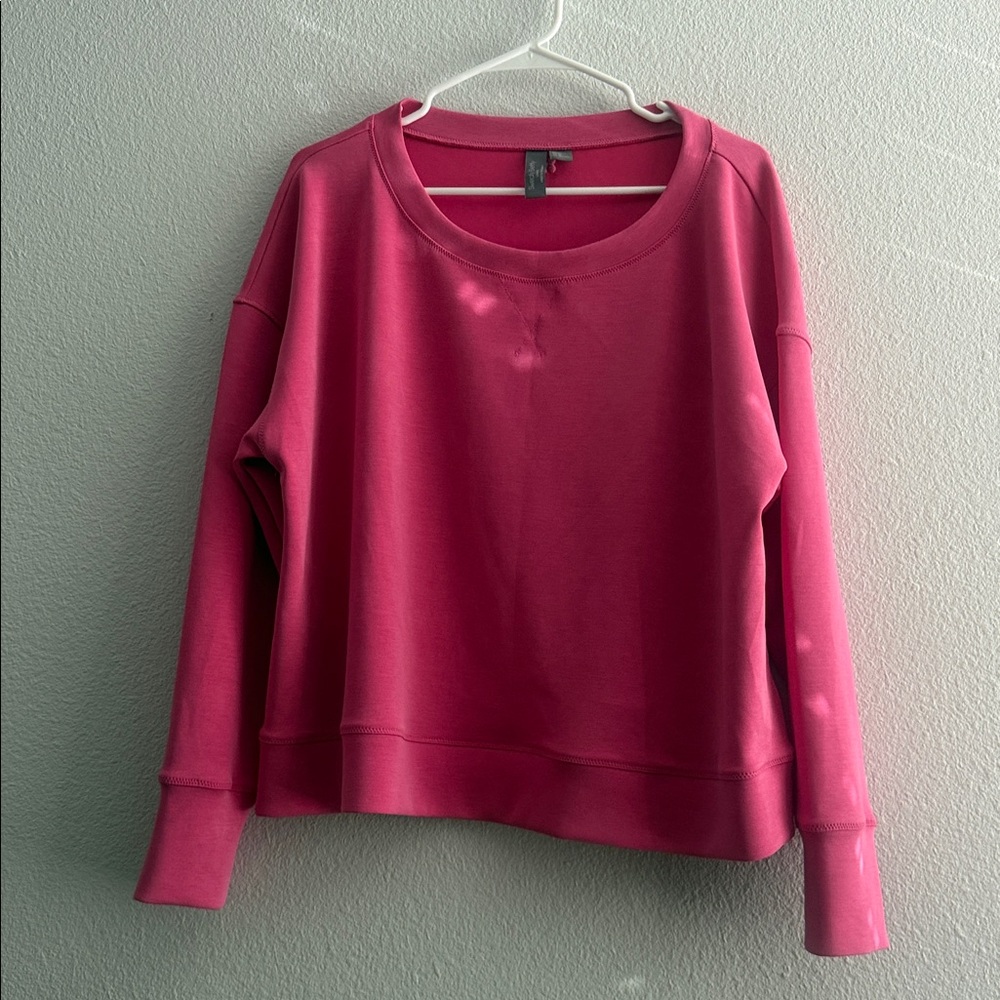 Sweaty Betty Soft Touch Sand Wash CloudWeight Sweatshirt size L